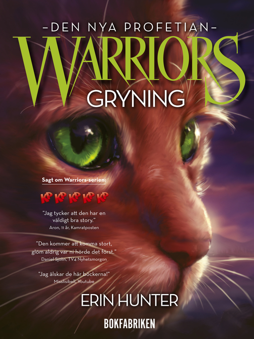 Titeldetaljer för Gryning av Erin Hunter - Tillgänglig